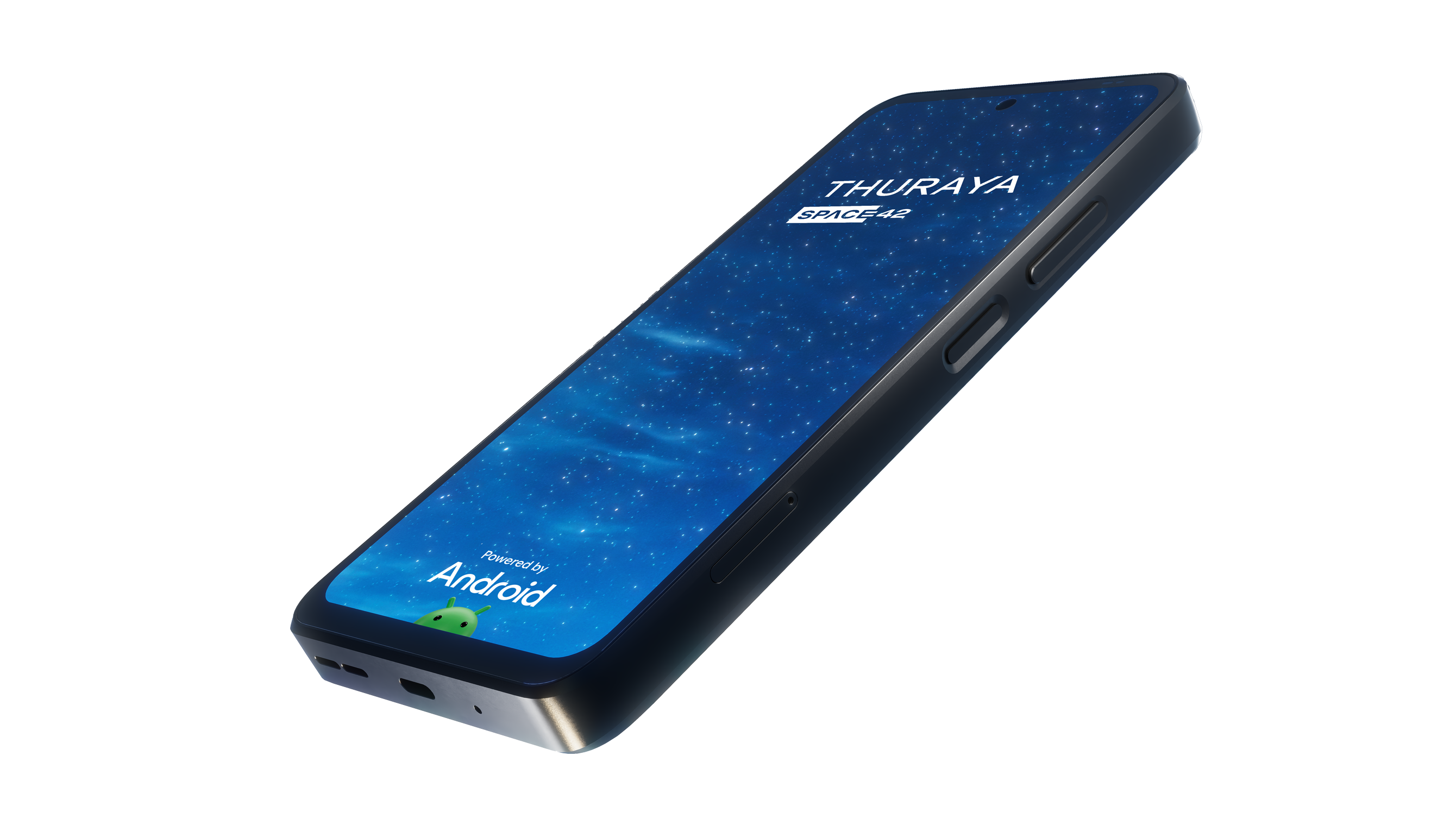 Thuraya One satellite smartphone.