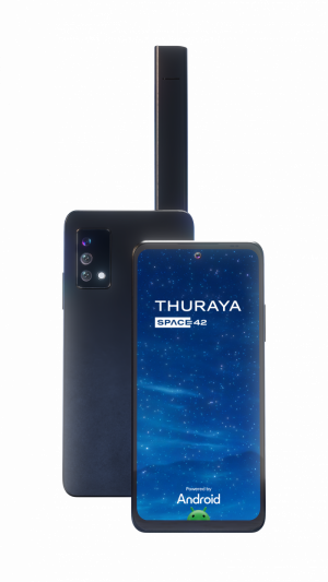 Thuraya One satellite smartphone.