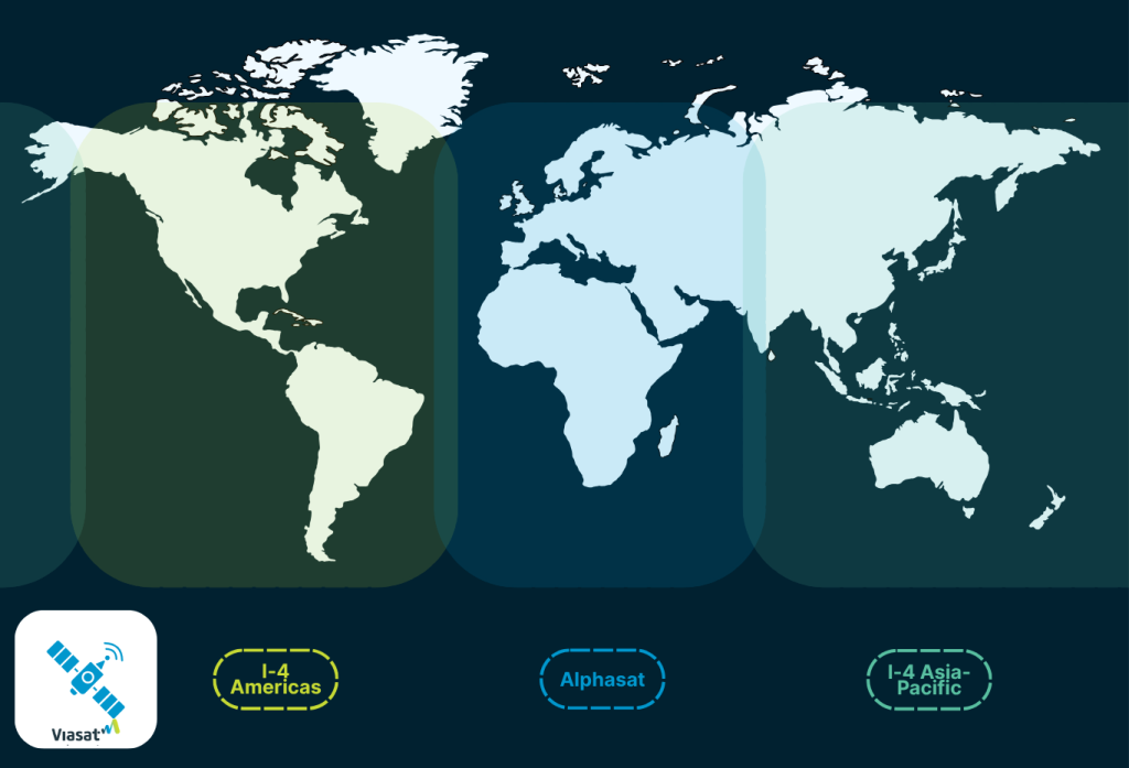Carte Inmarsat - E-SAT